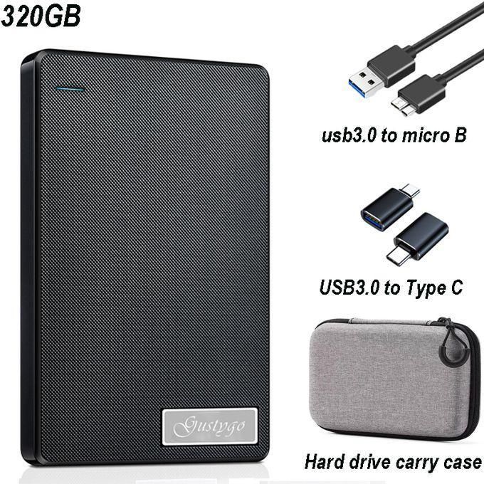 Disque Dur Externe Portable De 320 Go USB3.0 Haute Vitesse Surface En Tissu Artisanal 1